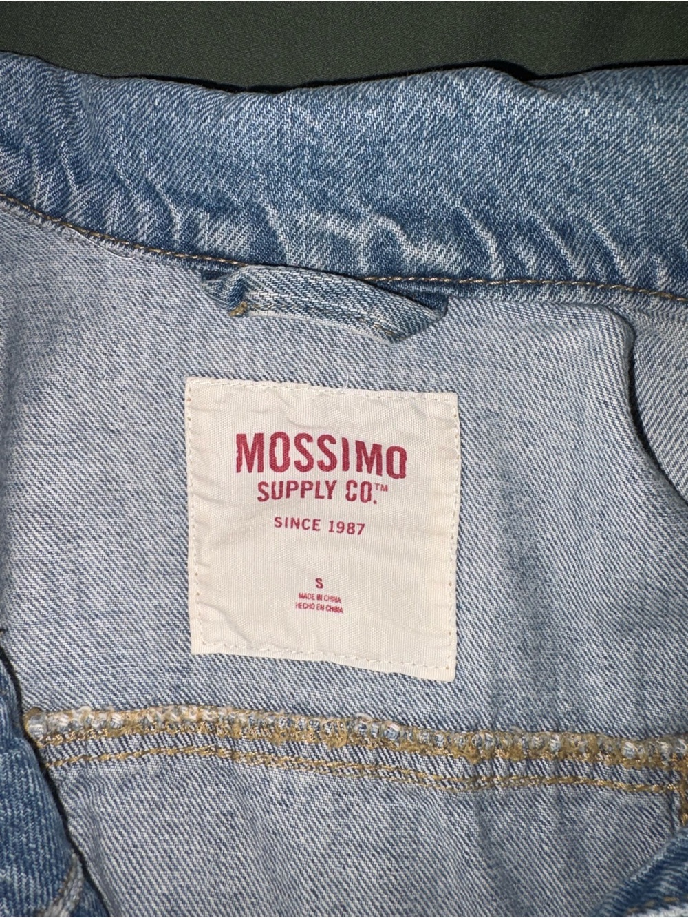 Mossimo Womens Denim Sleeveless Jacket - Picture 3 of 3